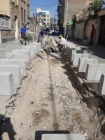 اجرای عملیات جدولگذاری در برخی خیابانهای شهر شروع گردیده است.