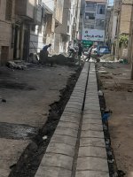 اجرای عملیات جدولگذاری در برخی خیابانهای شهر شروع گردیده است.