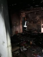 عملیات اطفاء حریق در یک آپارتمان مسکونی توسط پرسنل سازمان اتش نشانی ملاردانجام شد