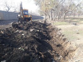 لایروبی کانال انتقال آبهای سطحی باغ عمارت ملارد