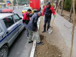 نصب تابلو و مشخص نمودن محدوده ایستگاه، تاکسی و اتوبوس مارلیک 