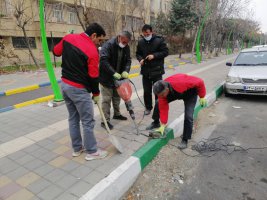 نصب تابلو و مشخص نمودن محدوده ایستگاه، تاکسی و اتوبوس مارلیک 