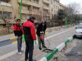 نصب تابلو و مشخص نمودن محدوده ایستگاه، تاکسی و اتوبوس مارلیک 