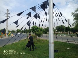 بکارگیری سبک وسیاق نوین در برپایی علم وبیرق حسینی