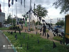 بکارگیری سبک وسیاق نوین در برپایی علم وبیرق حسینی