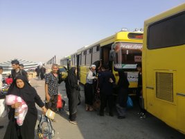  خدمات دهی ناوگان اتوبوسرانی شهرداری ملارد در مرز چذابه 